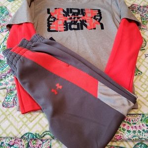 Boys Size 5 Under Armour Outfit